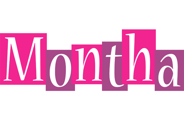 Montha whine logo