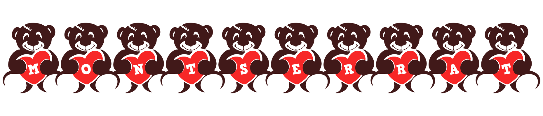 Montserrat bear logo