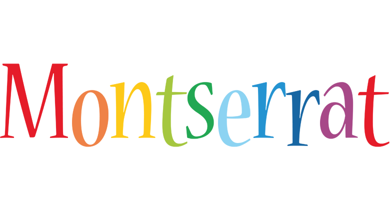 Montserrat birthday logo