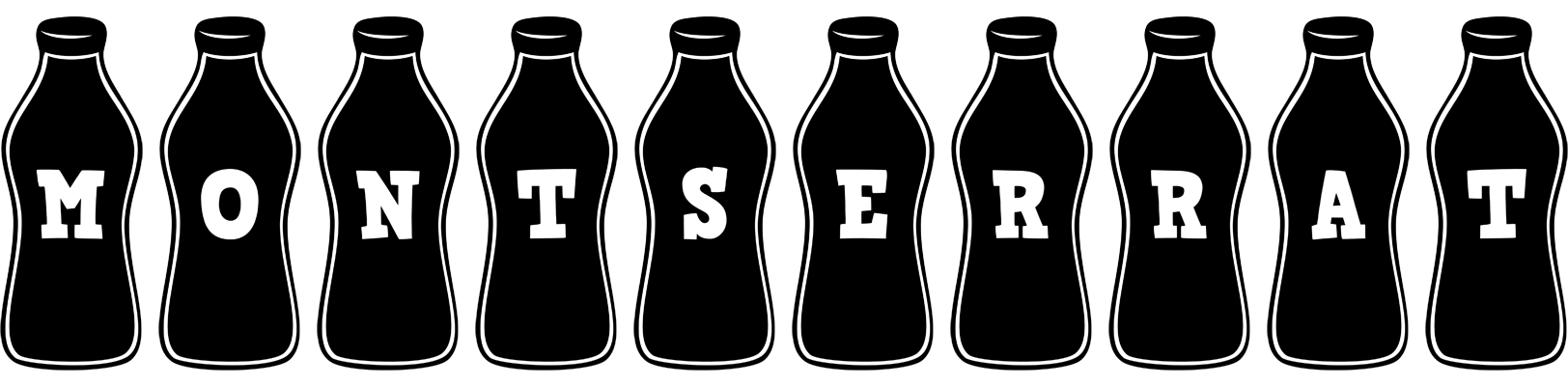 Montserrat bottle logo