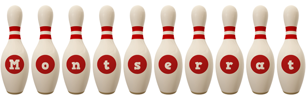 Montserrat bowling-pin logo