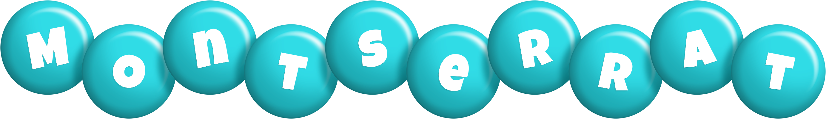 Montserrat candy-azur logo