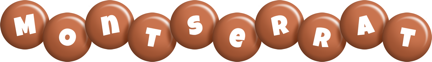 Montserrat candy-brown logo