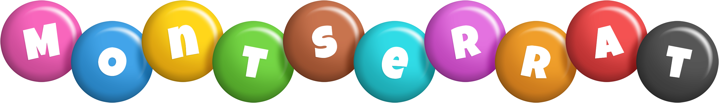 Montserrat candy logo