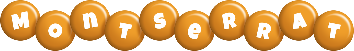 Montserrat candy-orange logo