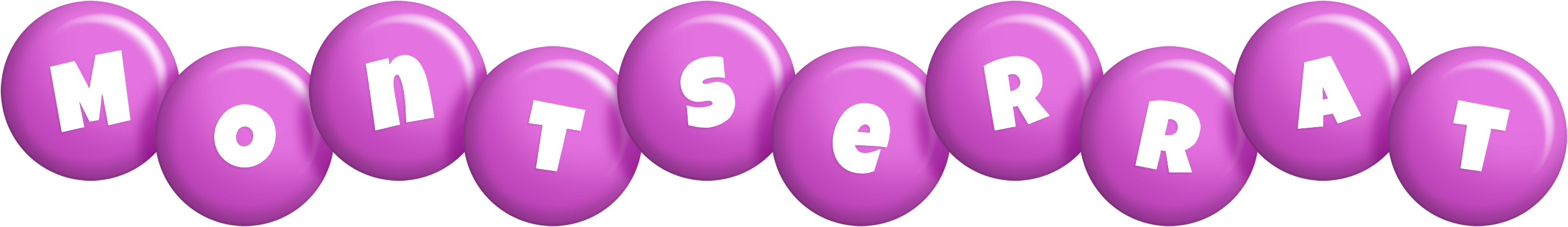 Montserrat candy-purple logo
