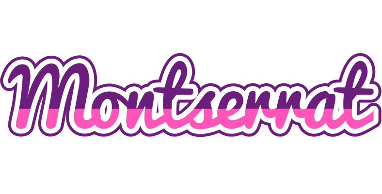 Montserrat cheerful logo