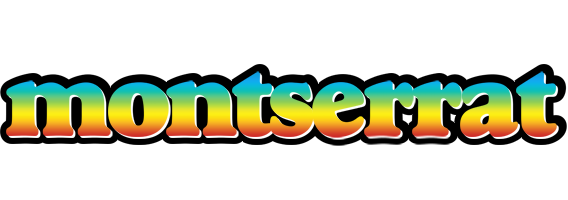 Montserrat color logo