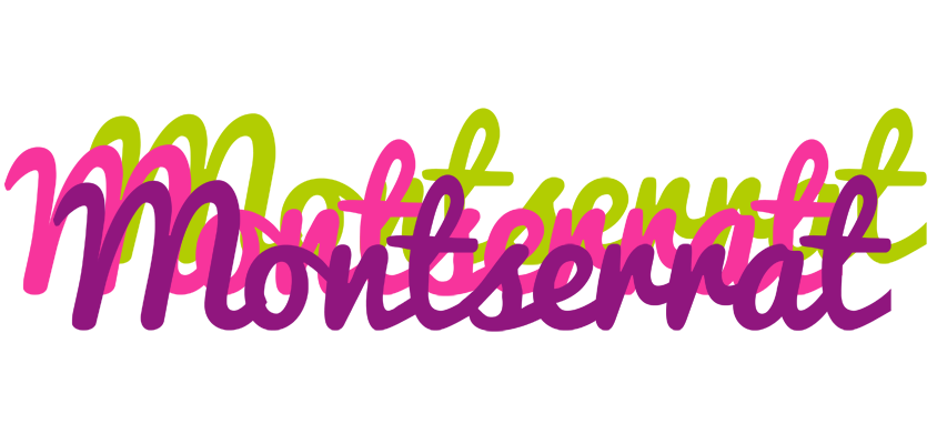 Montserrat flowers logo