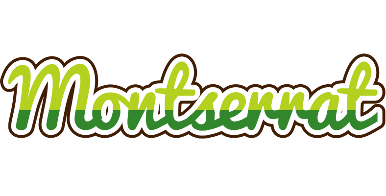 Montserrat golfing logo