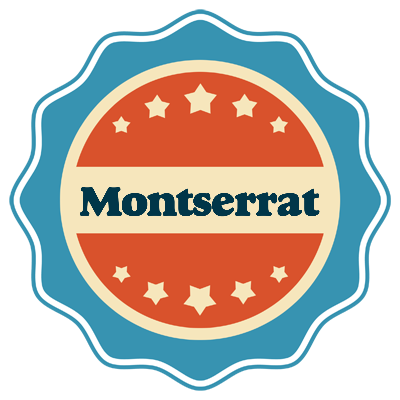 Montserrat labels logo