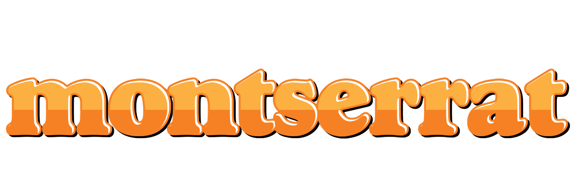 Montserrat orange logo