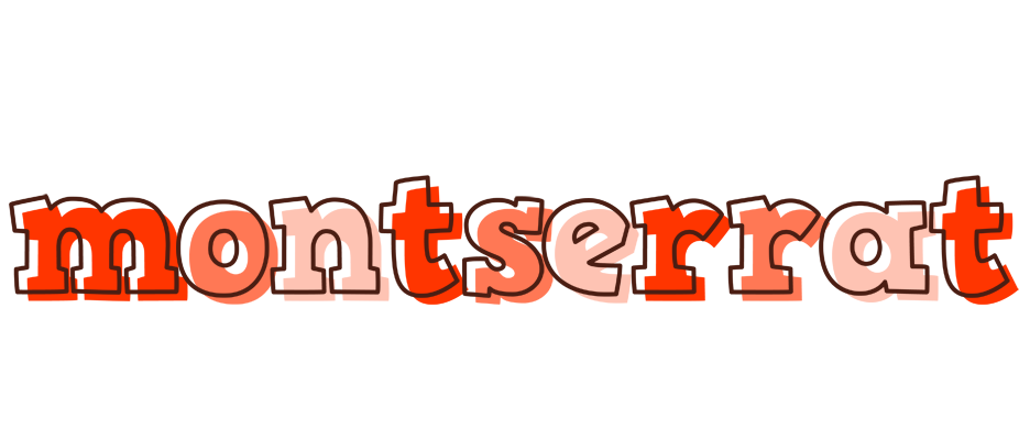 Montserrat paint logo