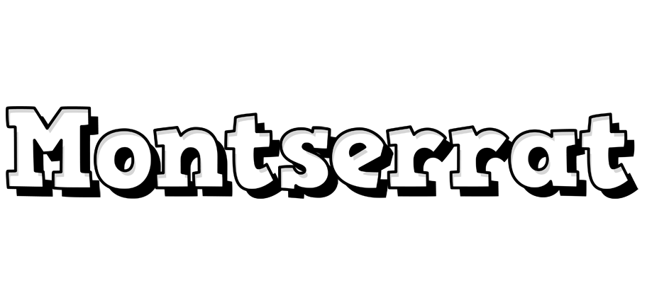 Montserrat snowing logo