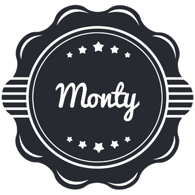 Monty badge logo