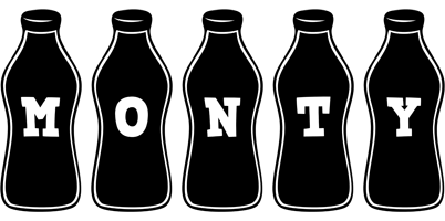 Monty bottle logo