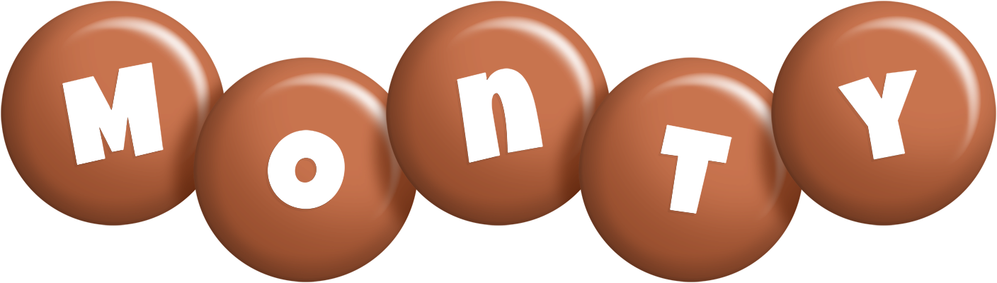 Monty candy-brown logo