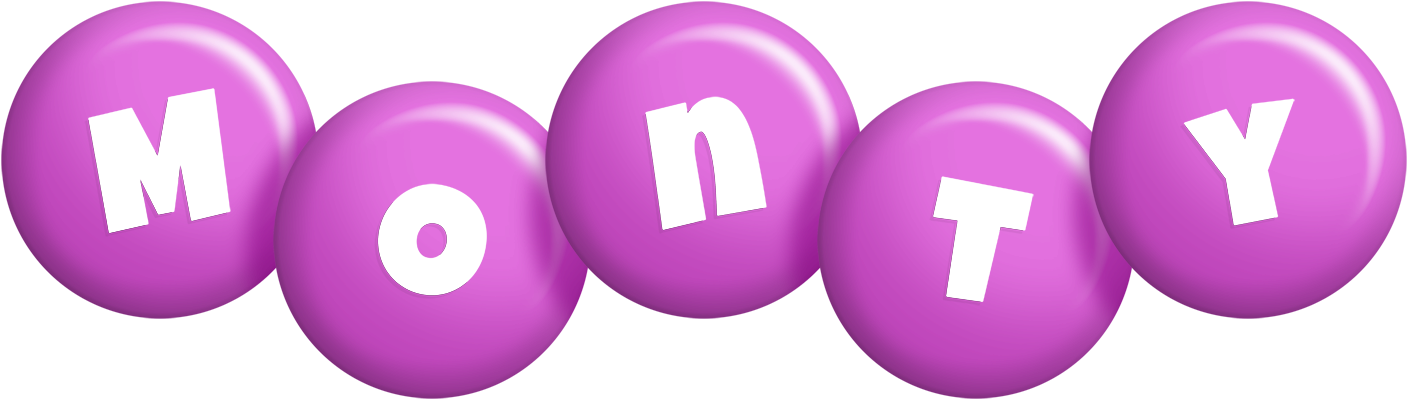 Monty candy-purple logo