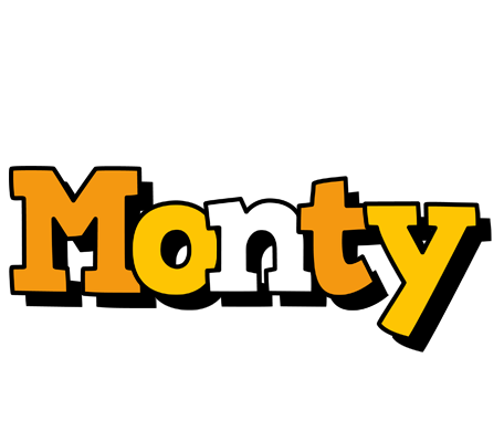 Monty cartoon logo
