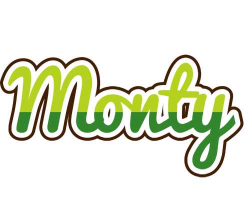 Monty golfing logo