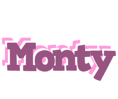 Monty relaxing logo