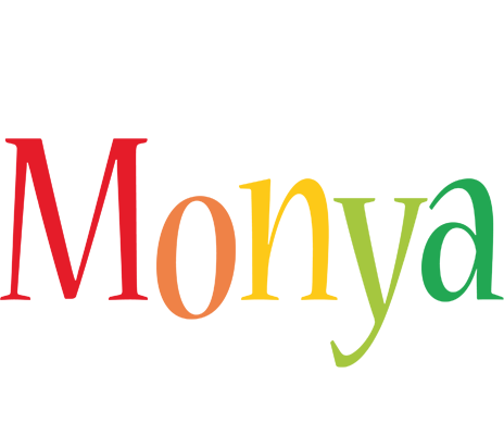 Monya birthday logo
