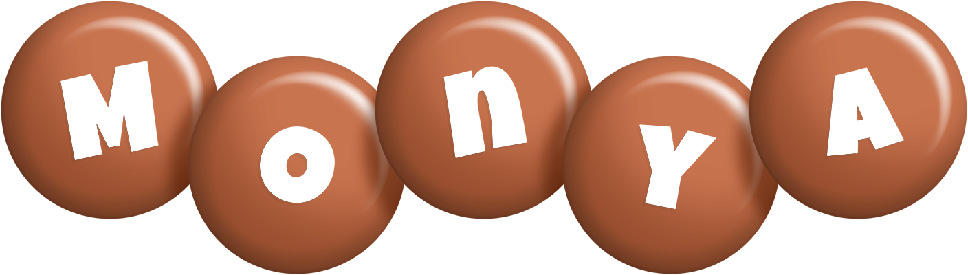 Monya candy-brown logo