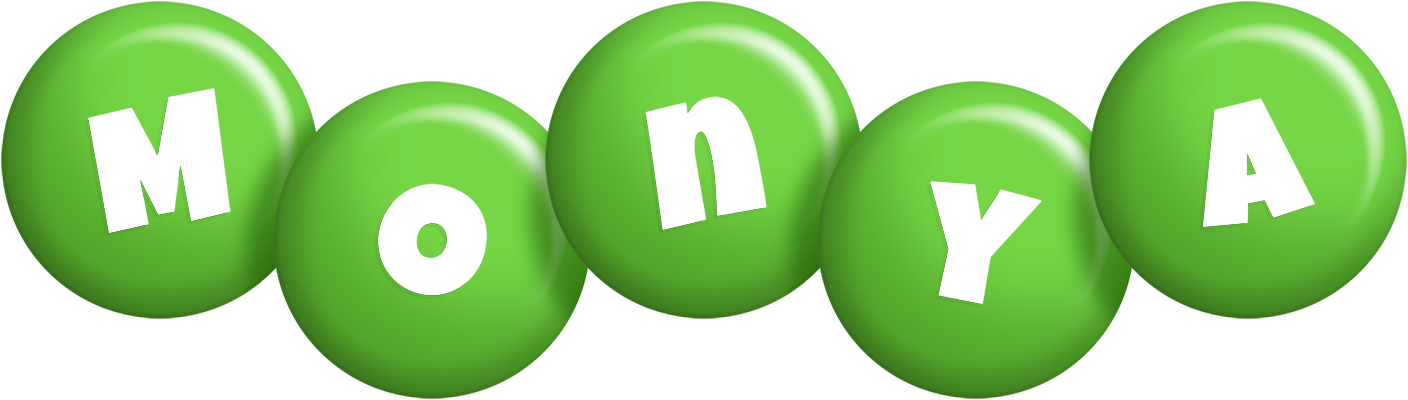 Monya candy-green logo