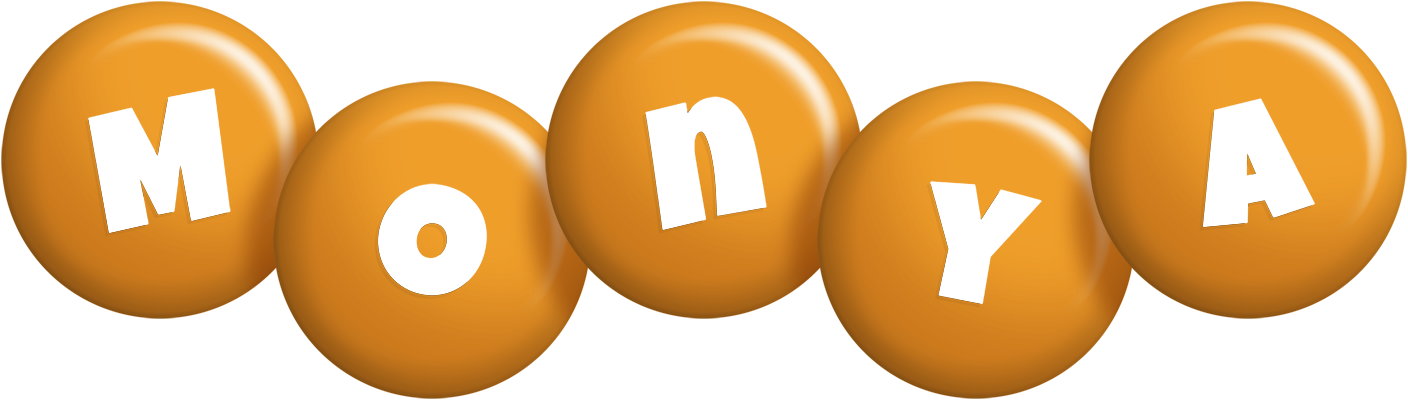 Monya candy-orange logo