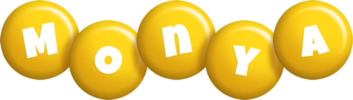 Monya candy-yellow logo