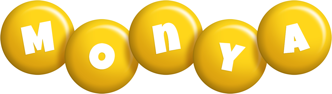 Monya candy-yellow logo