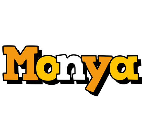 Monya cartoon logo