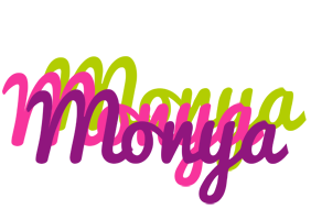 Monya flowers logo
