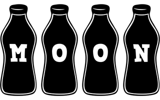 Moon bottle logo