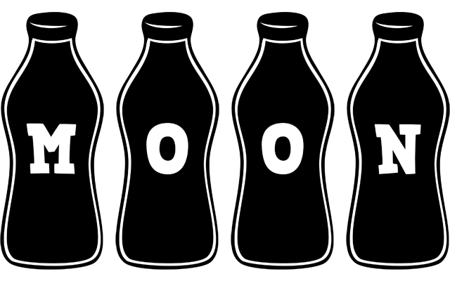Moon bottle logo