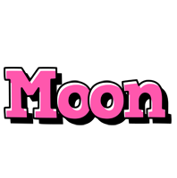 Moon girlish logo