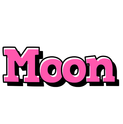 Moon girlish logo