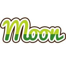 Moon golfing logo