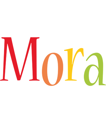 Mora birthday logo