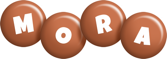 Mora candy-brown logo