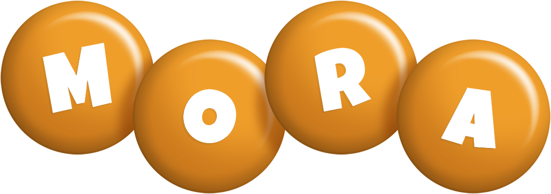 Mora candy-orange logo