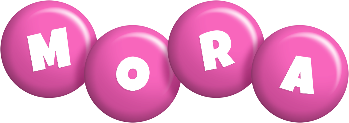 Mora candy-pink logo