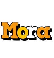 Mora cartoon logo