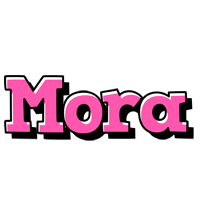 Mora girlish logo