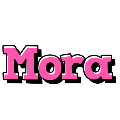 Mora girlish logo