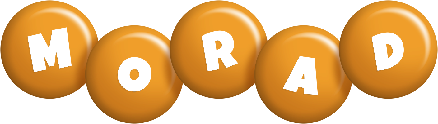 Morad candy-orange logo
