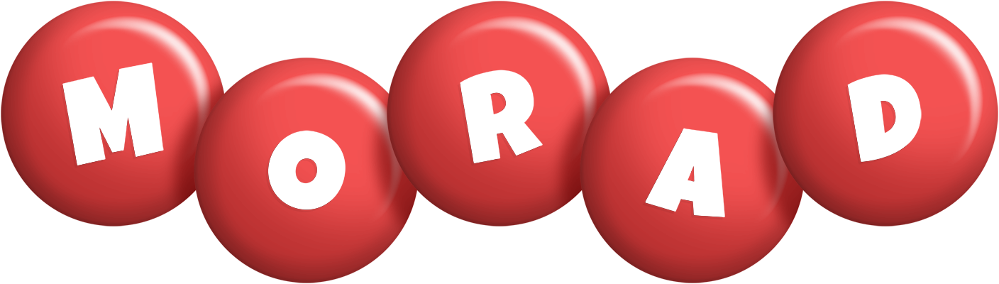 Morad candy-red logo