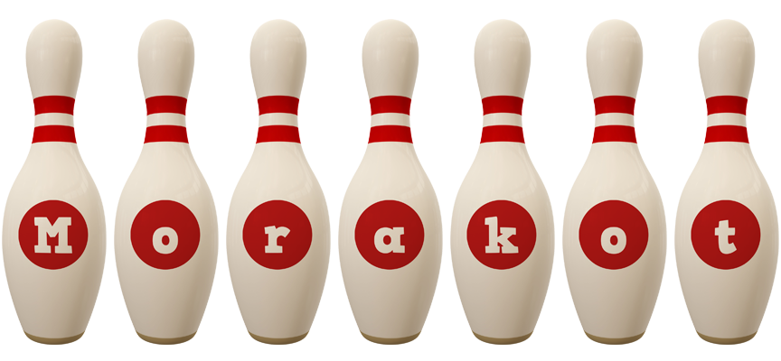 Morakot bowling-pin logo