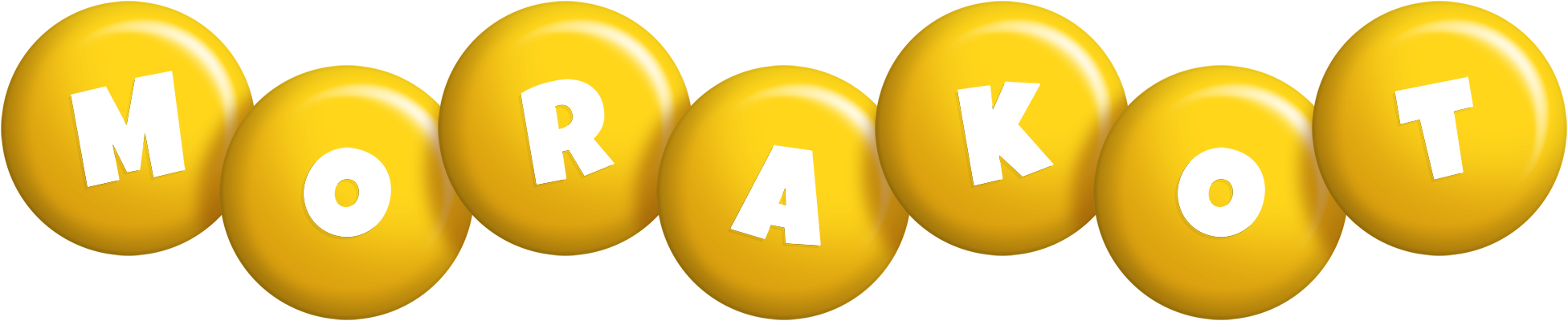 Morakot candy-yellow logo