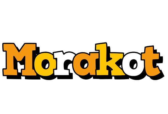 Morakot cartoon logo